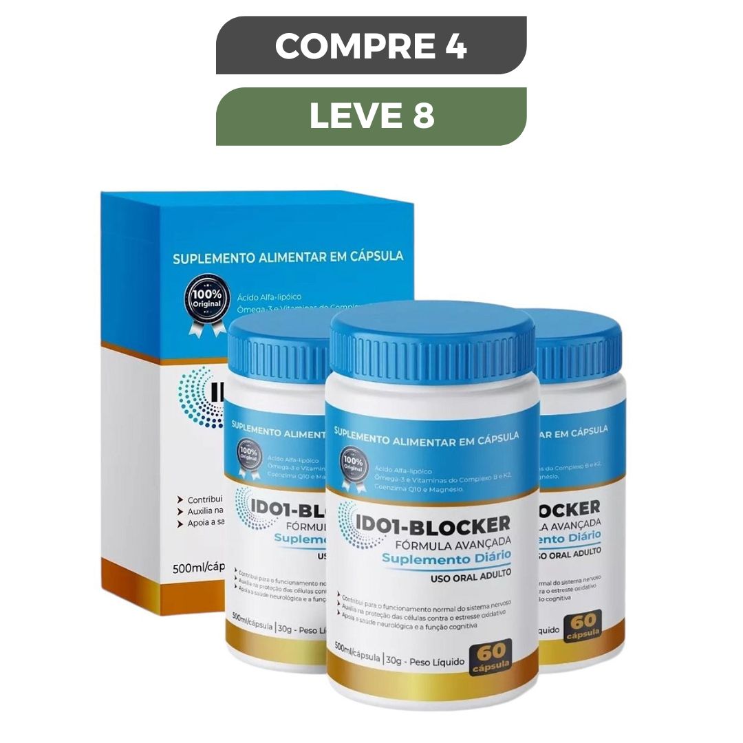 IDO1 Blocker 60 Caps - Qualidade De Vida e Apoio Para Seu Corpo