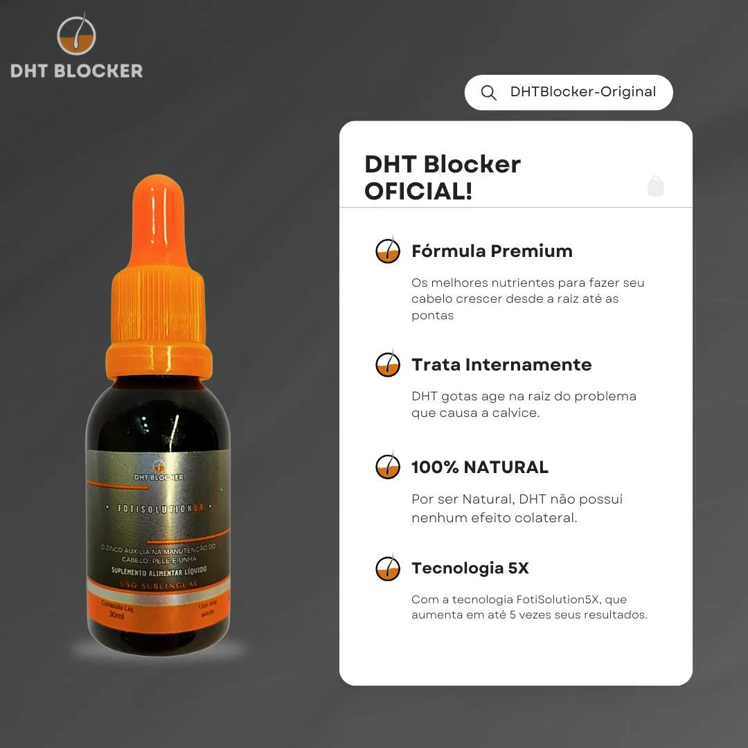 DHT Blocker - Força e Crescimento dos Fios