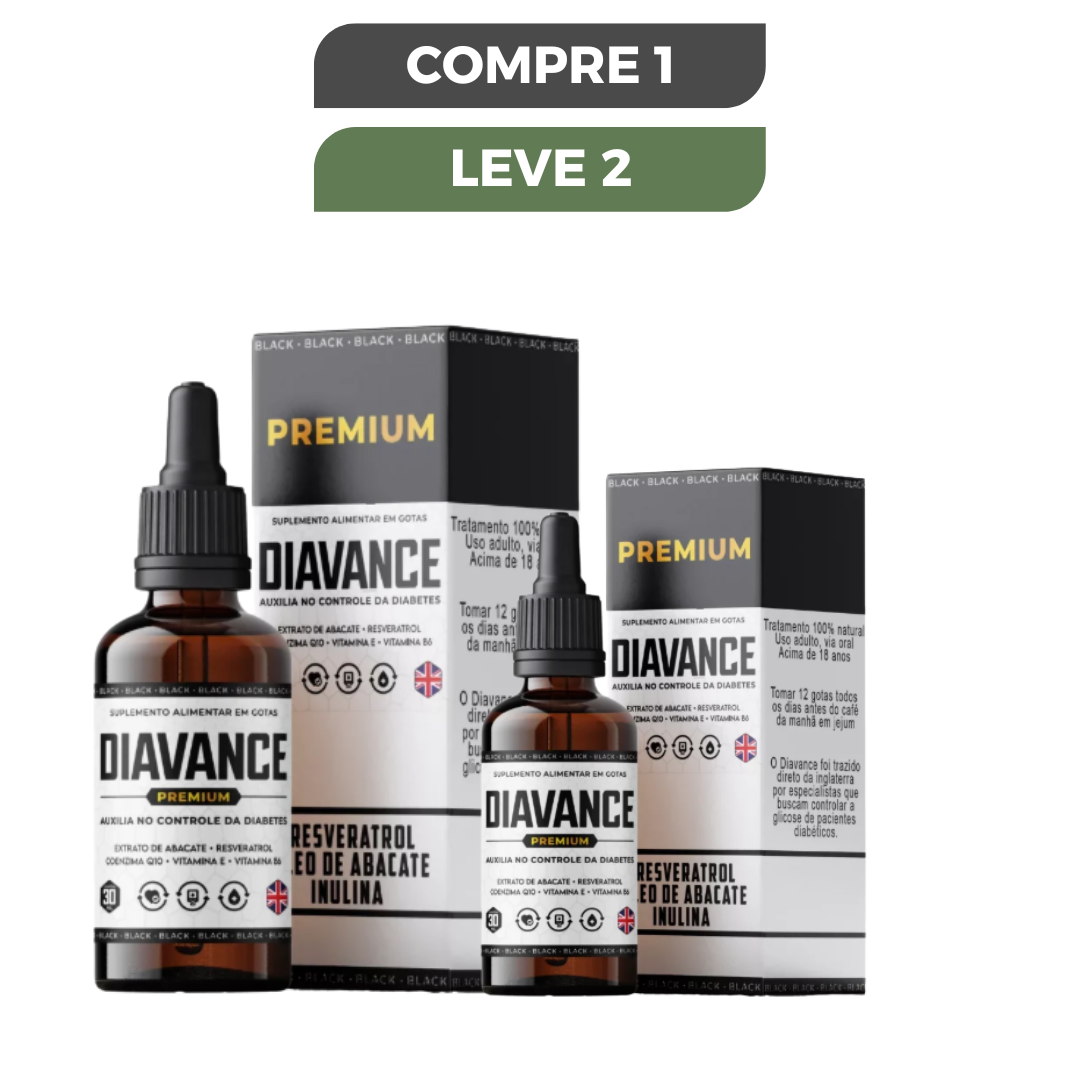 Diavance Premium 30ml - Auxílio No Bem-Estar - Promoção Oficial