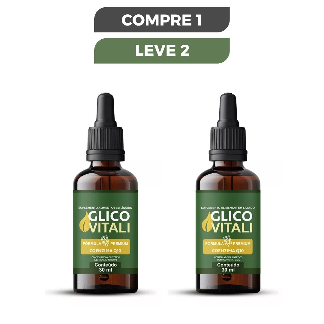Glico Vitali 30ml - Auxílio No Bem-Estar - Promoção Oficial