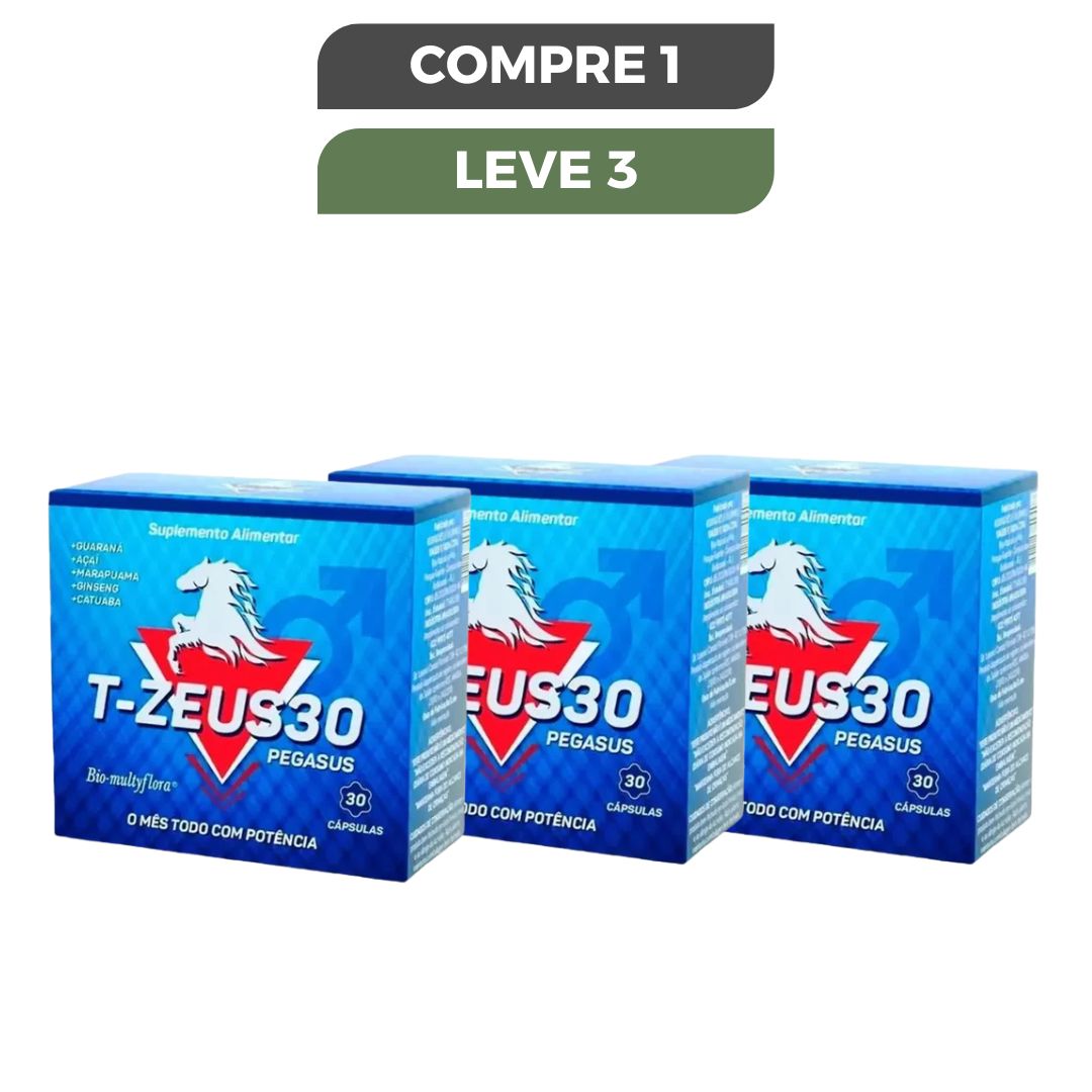 T-Zeus30 - Energia e Vitalidade Masculina + Frete Grátis