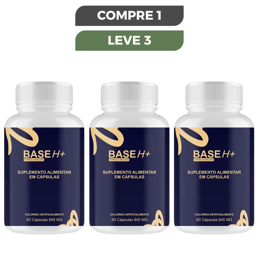 BASE H+ 60 Cápsulas 500mg - Promoção Exclusiva