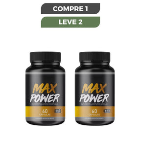 Max Power 60 Caps - Para Desempenho Masculino - Promoção Oficial
