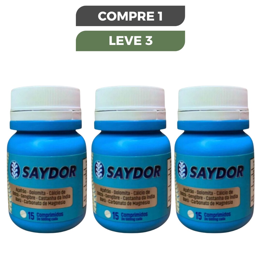 Saydor  - Alívio Natural Das Dores - Promoção Oficial