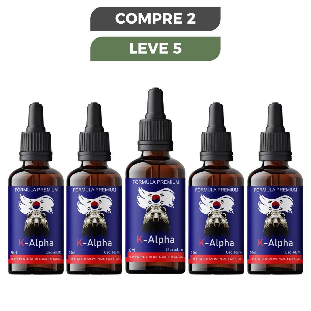 K-Alpha 30ml - Fórmula Coreana Concentrada - Promoção De Lançamento