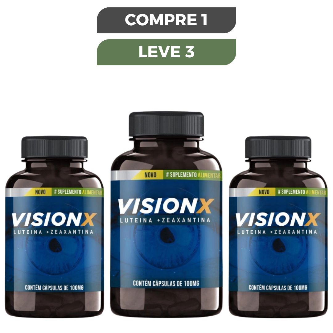 Vision X 30 Cápsulas - Apoio Para Sua Visão