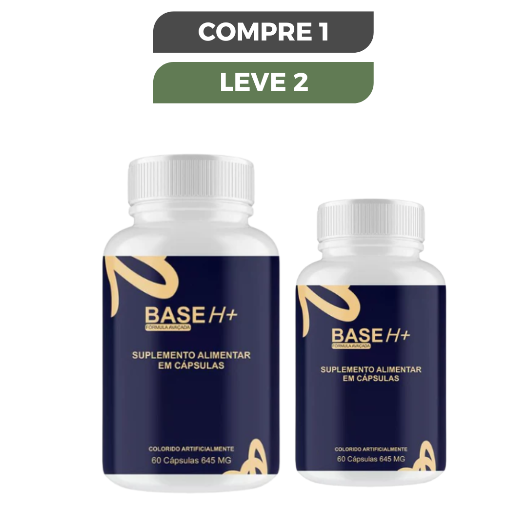 BASE H+ 60 Cápsulas 500mg - Promoção Exclusiva