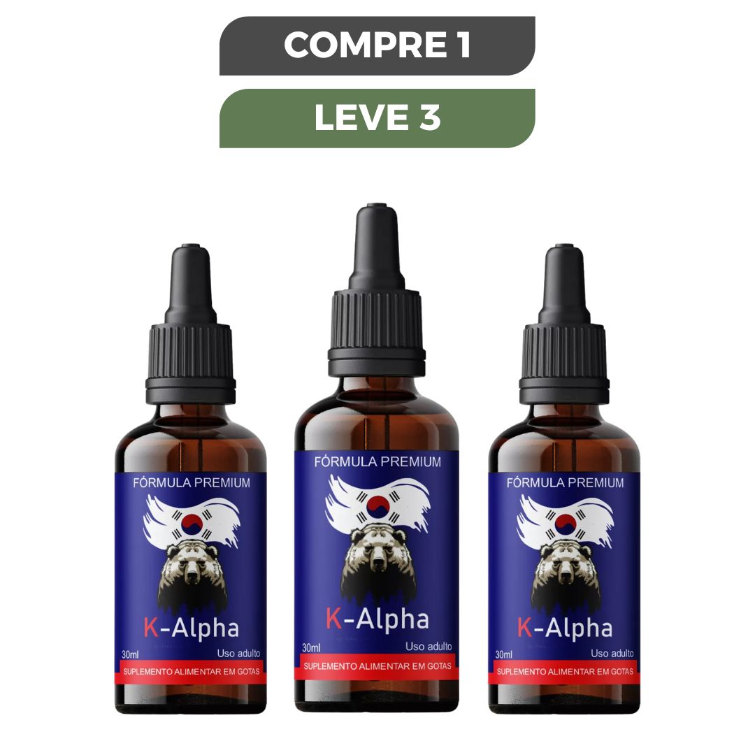 K-Alpha 30ml - Fórmula Coreana Concentrada - Promoção De Lançamento