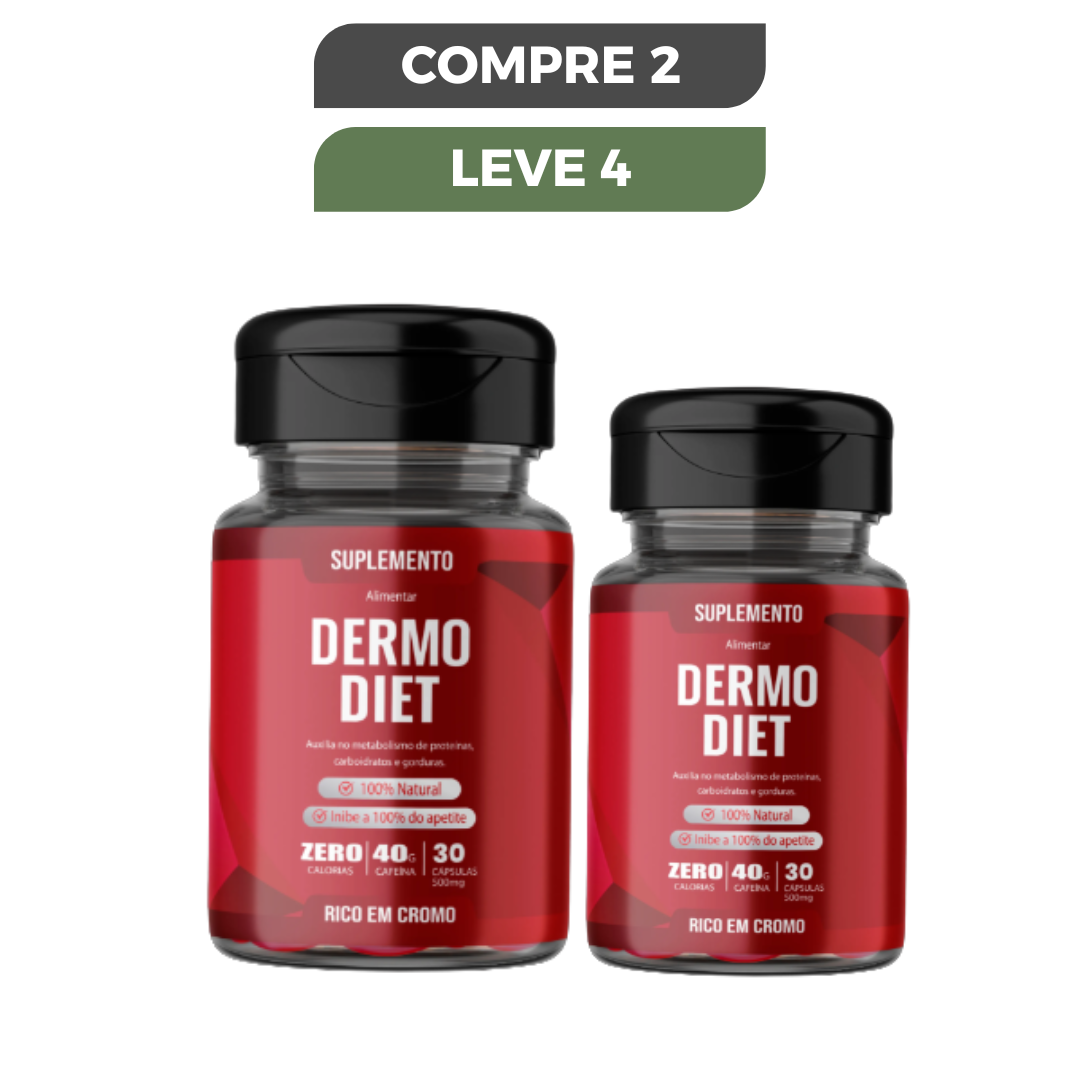 Dermo Diet – Auxilia no Metabolismo de Proteínas, Carboidratos e Gorduras
