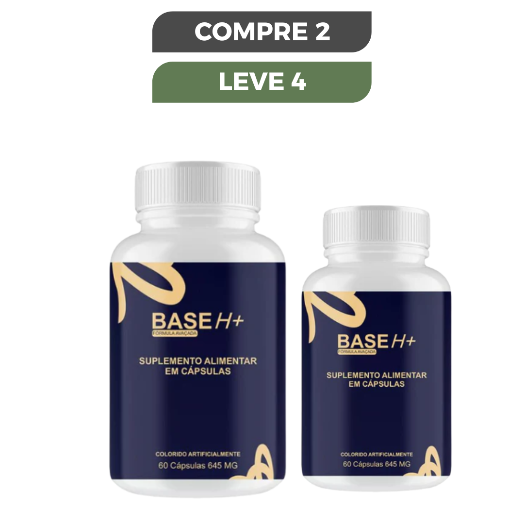 BASE H+ 60 Cápsulas 500mg - Promoção Exclusiva