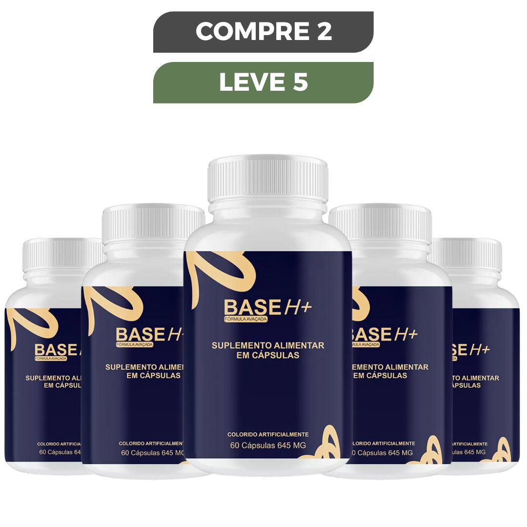 BASE H+ 60 Cápsulas 500mg - Promoção Exclusiva