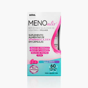 Meno Aliv 60 Cápsulas - Apoio ao bem-estar feminino + Frete Grátis