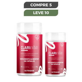 Clarivita | 60 caps 500 mg - Proteção Que Sua Pele Merece + Frete Grátis