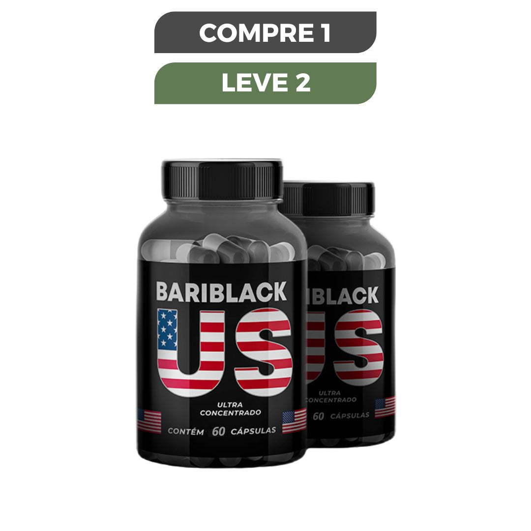 BariBlack 60 Cápsulas - Aliado No Emagrecimento e Perda De Peso