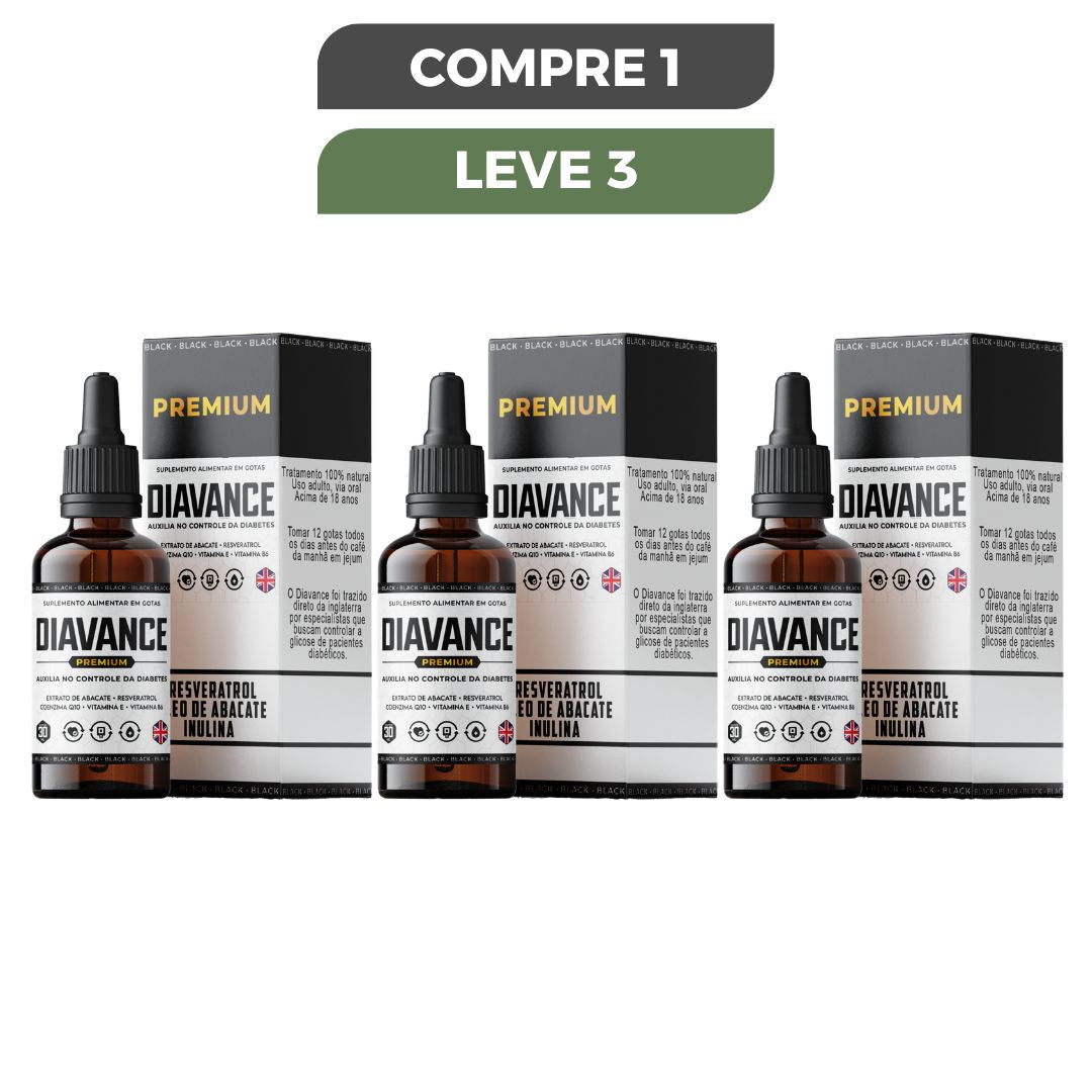 Diavance Premium 30ml - Auxílio No Bem-Estar - Promoção Oficial