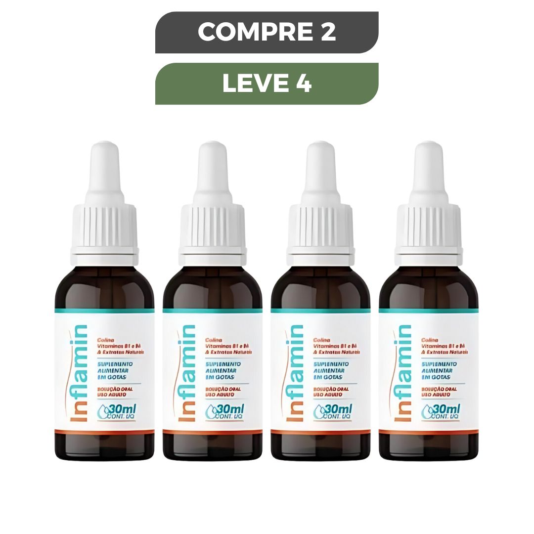 Inflamin 30ml - Alívio Natural Para Refluxo e Azia - Promoção Oficial