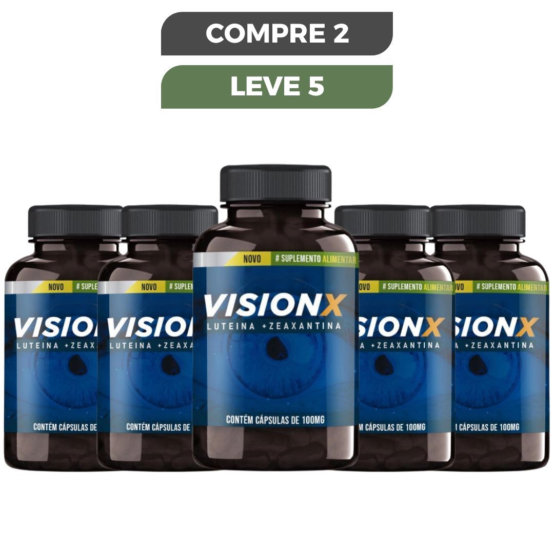 Vision X 30 Cápsulas - Apoio Para Sua Visão